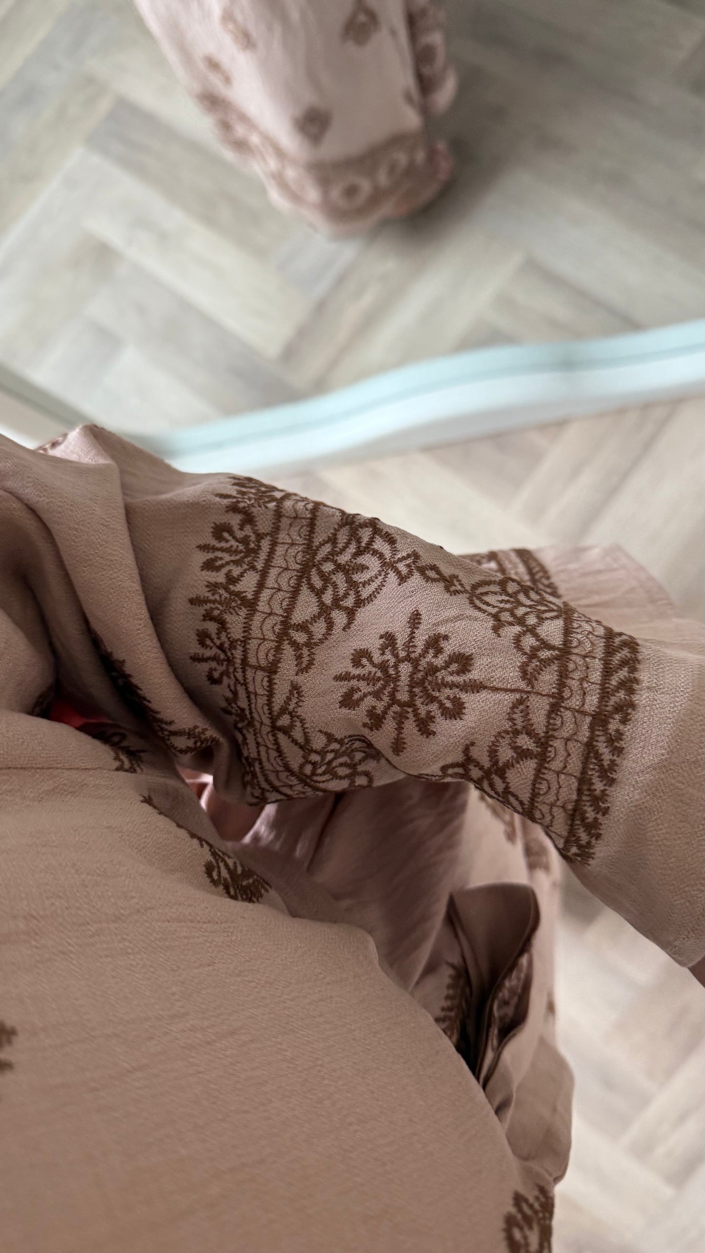 Sherine sand printed dress