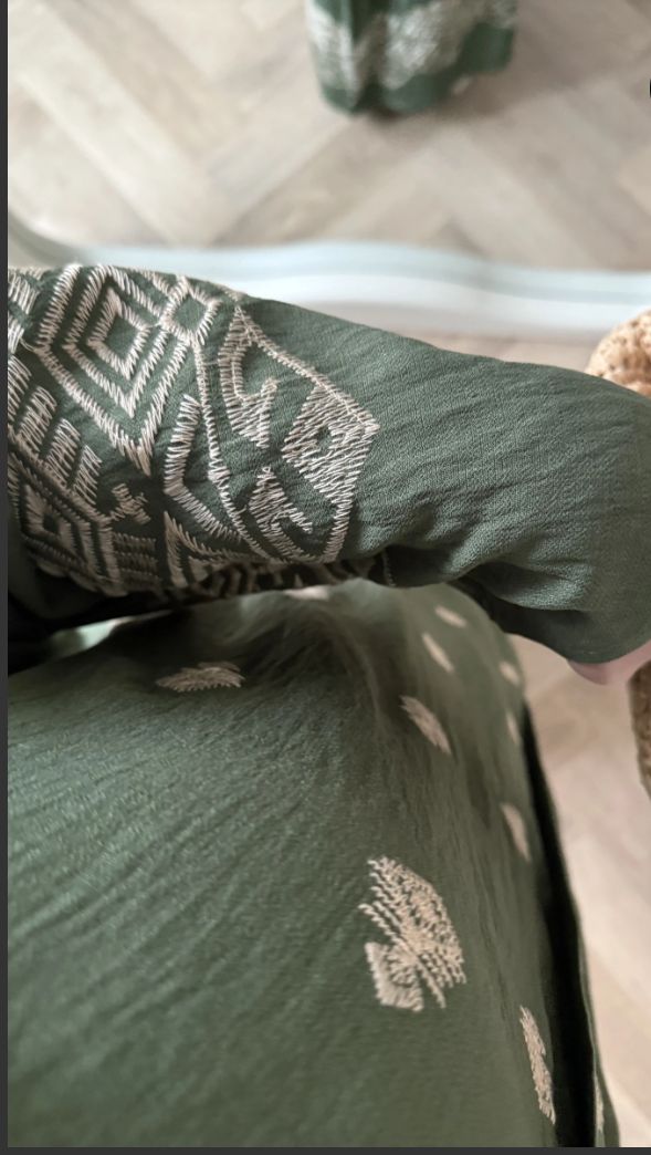 Sahara khaki belted dress