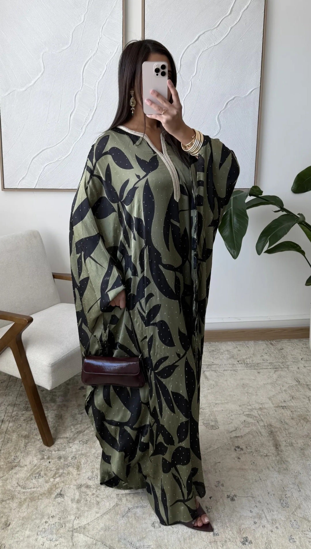 Zarifa embelished kaftan